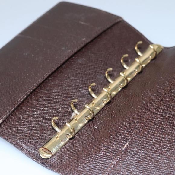 LOUIS VUITTON Damier Ebene Agenda PM Day Planner Cover R20700 LV Auth ac3544 - Picture 10 of 16